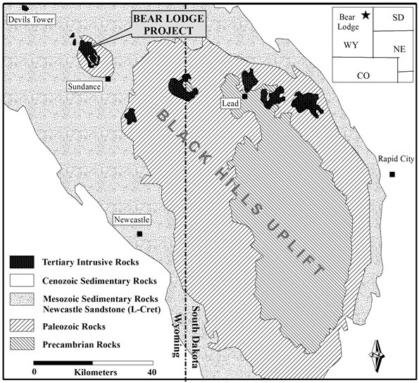 Geologic Setting at Bear Lodge